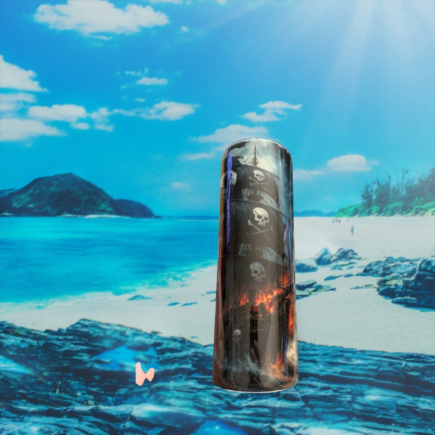 Pirate Sip 30 Ounce Glow in the dark