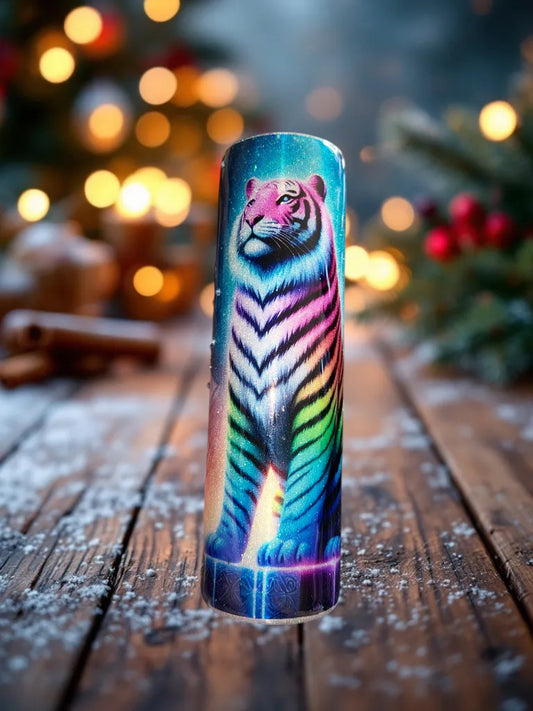 35 Ounce Rainbow Tiger Rhinestoned Stars