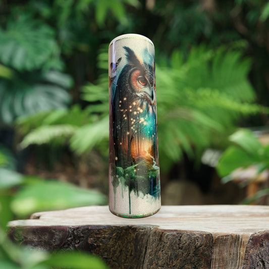 35 Ounce Glow in the dark Wolf and Owl