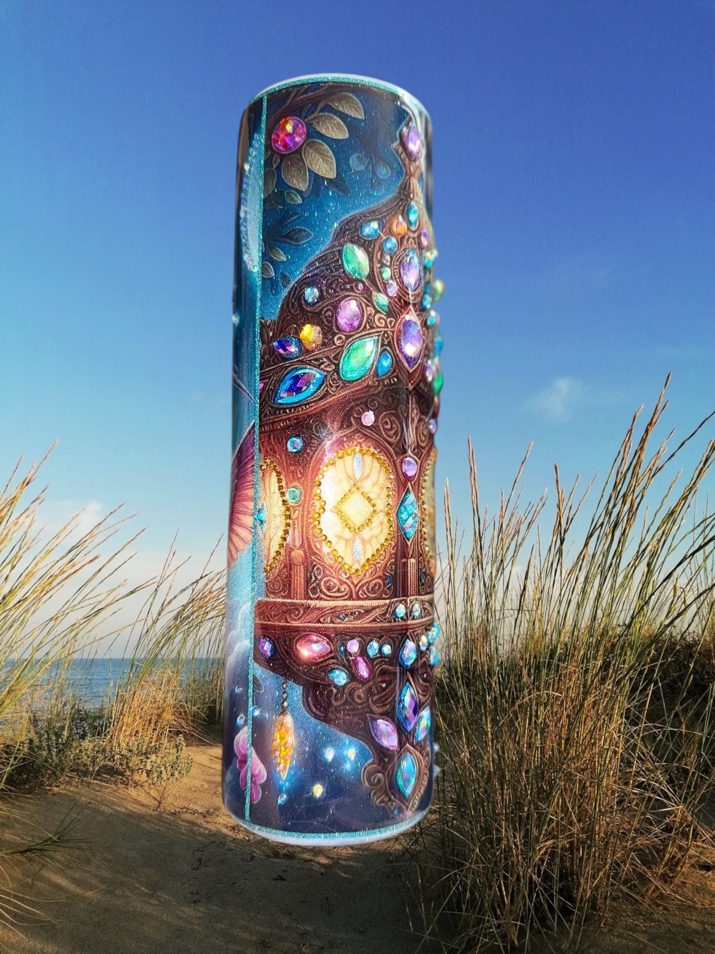 35 Ounce Rhinestoned  Birdhouse