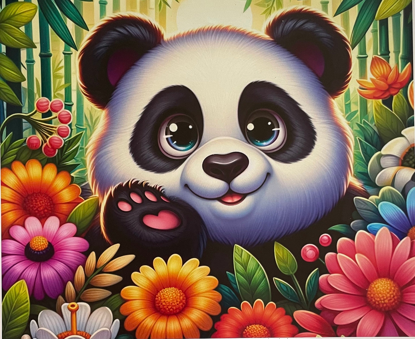 Cute Panda 1. 20 Ounce. Accents only