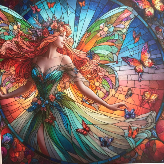 30 ounce stained glass Fairy 4