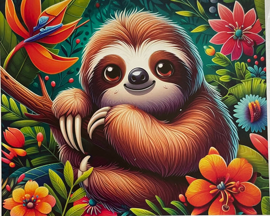 Cute Sloth 1.  20 Ounce. Accents Only