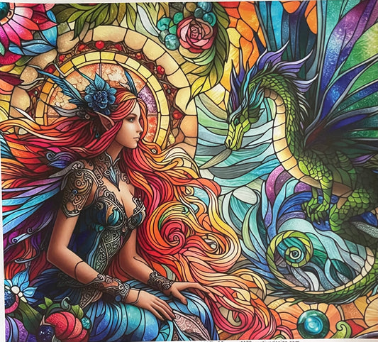 Dragon Fairy Princess 30 Ounce. Detailed