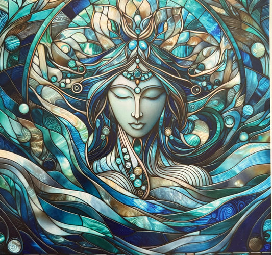 35 Ounce SG mother of pearl goddess