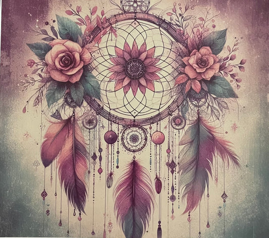 Dream catcher Floral 5.    30 Ounce. Accent glitter Only