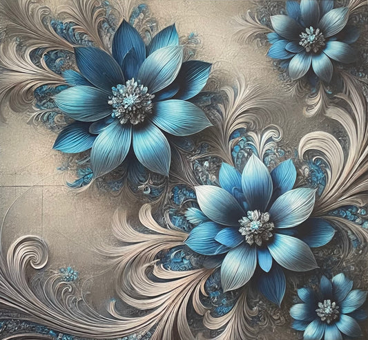 Stargazer Floral Fractal Accents Only