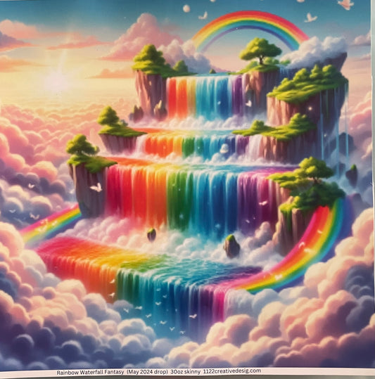 Rainbow waterfall 30 ounce. Accents Only