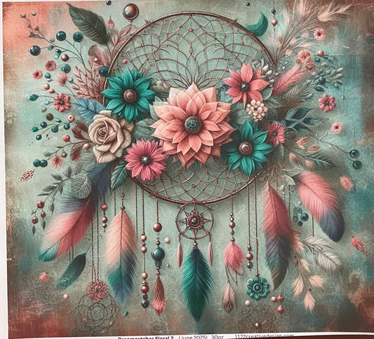 Dream catcher Floral 2. Accent only