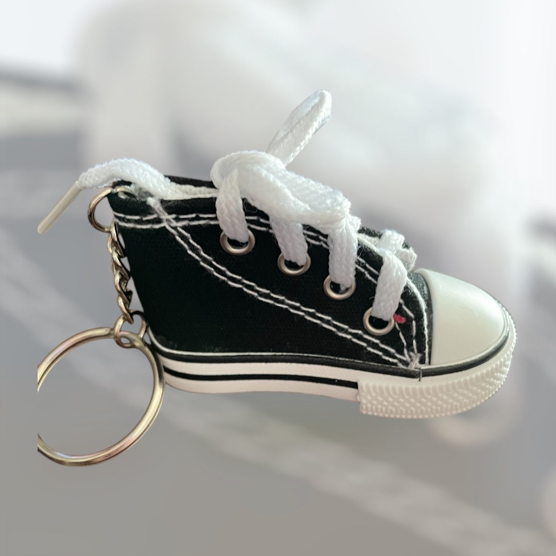 Rhinestone shoe keychain