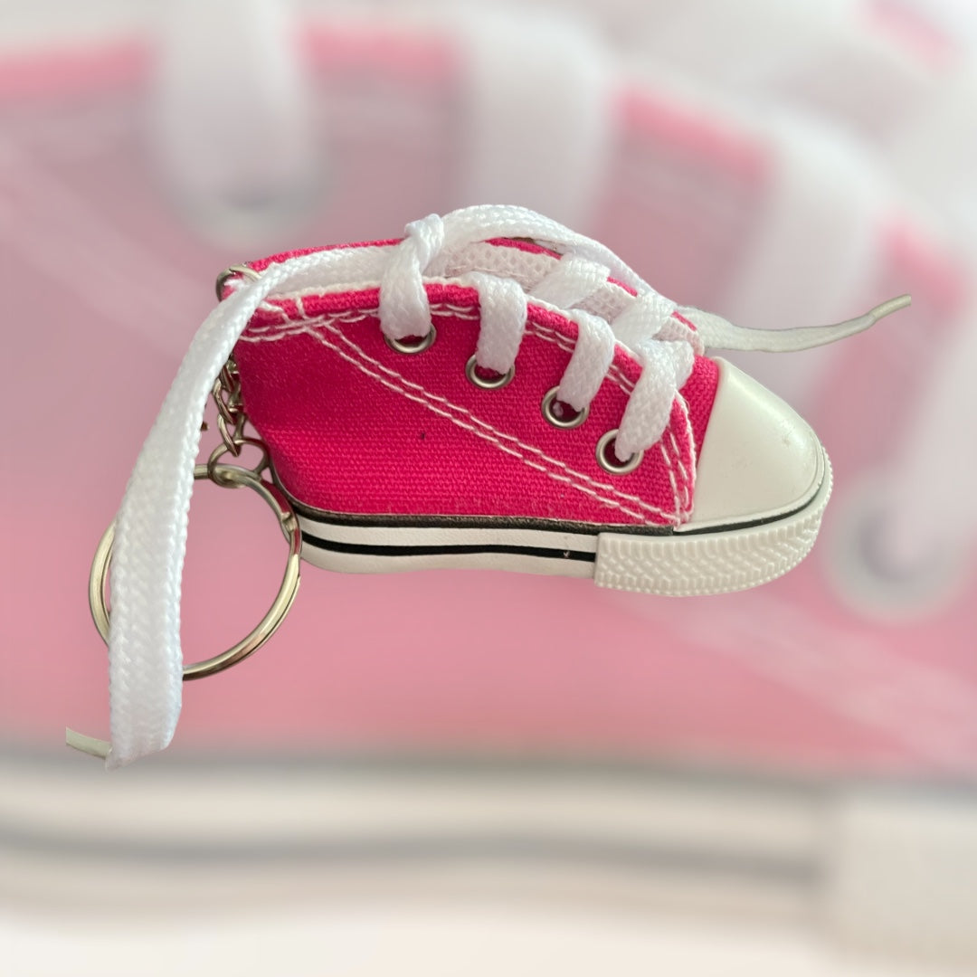Rhinestone shoe keychain