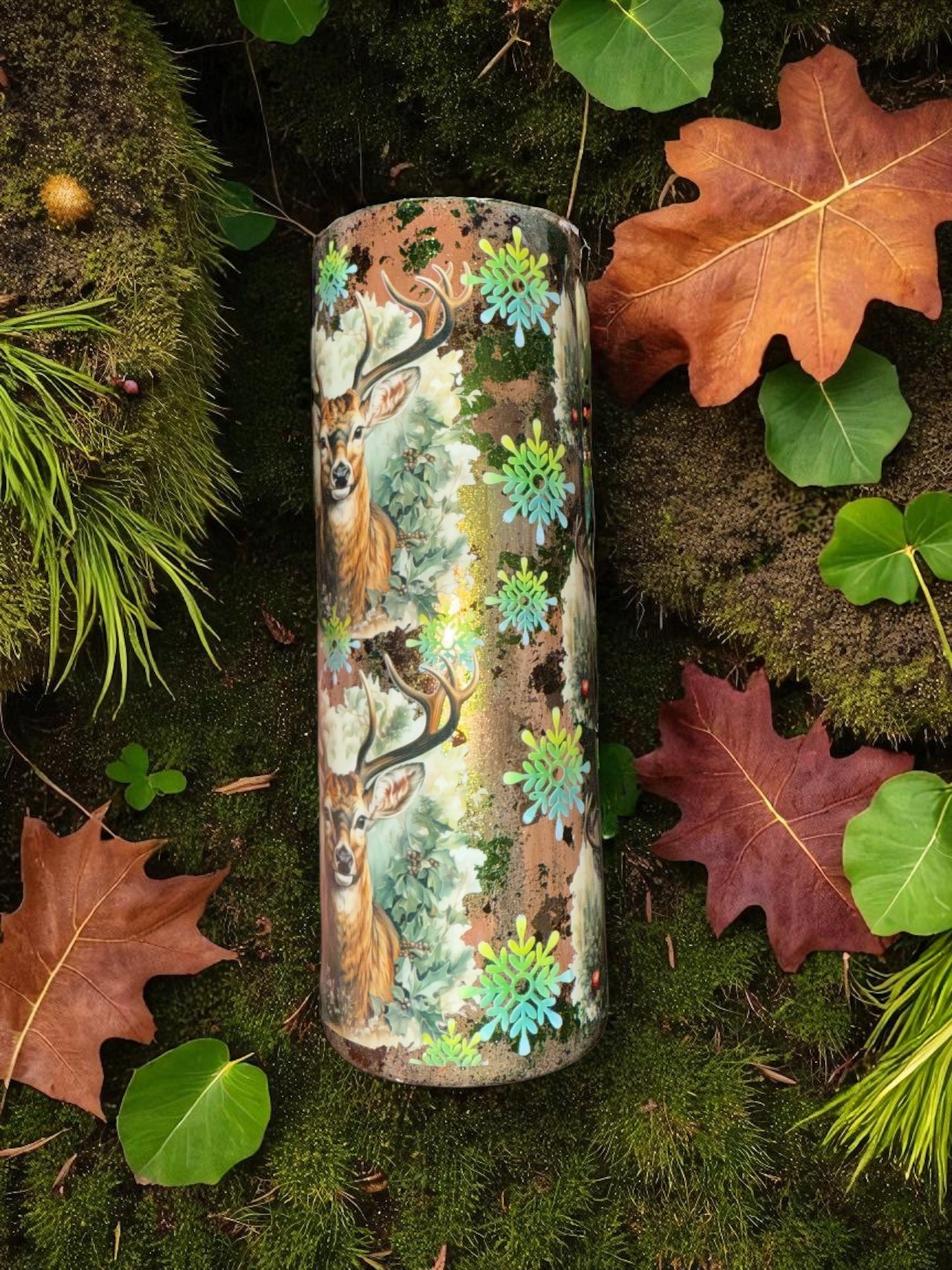 20 Ounce Deer Themed Tumbler