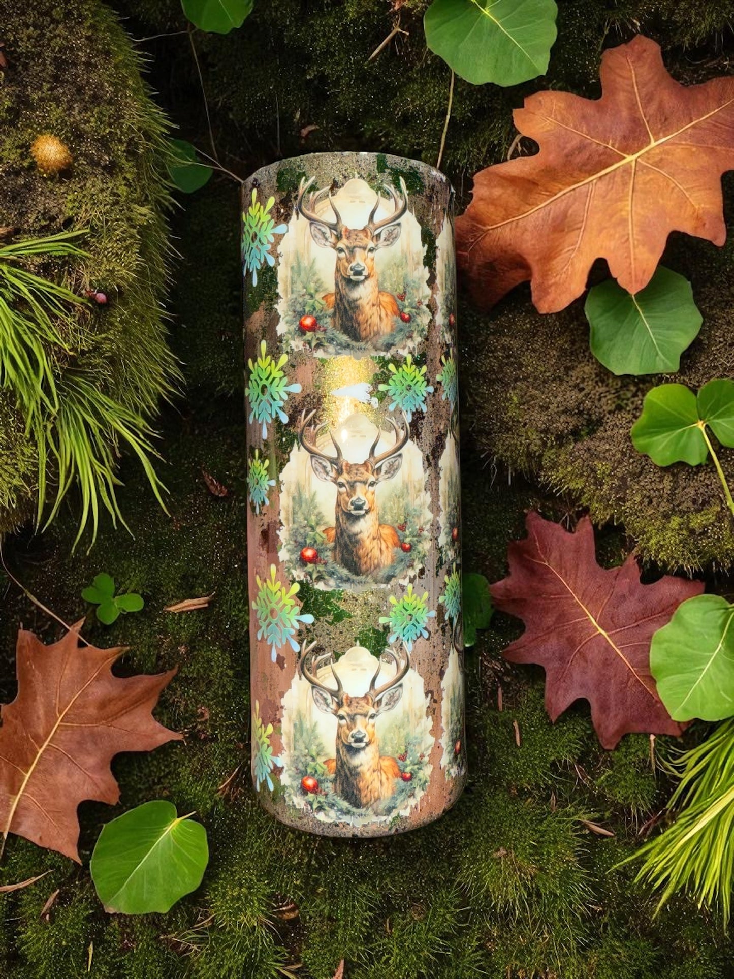 20 Ounce Deer Themed Tumbler