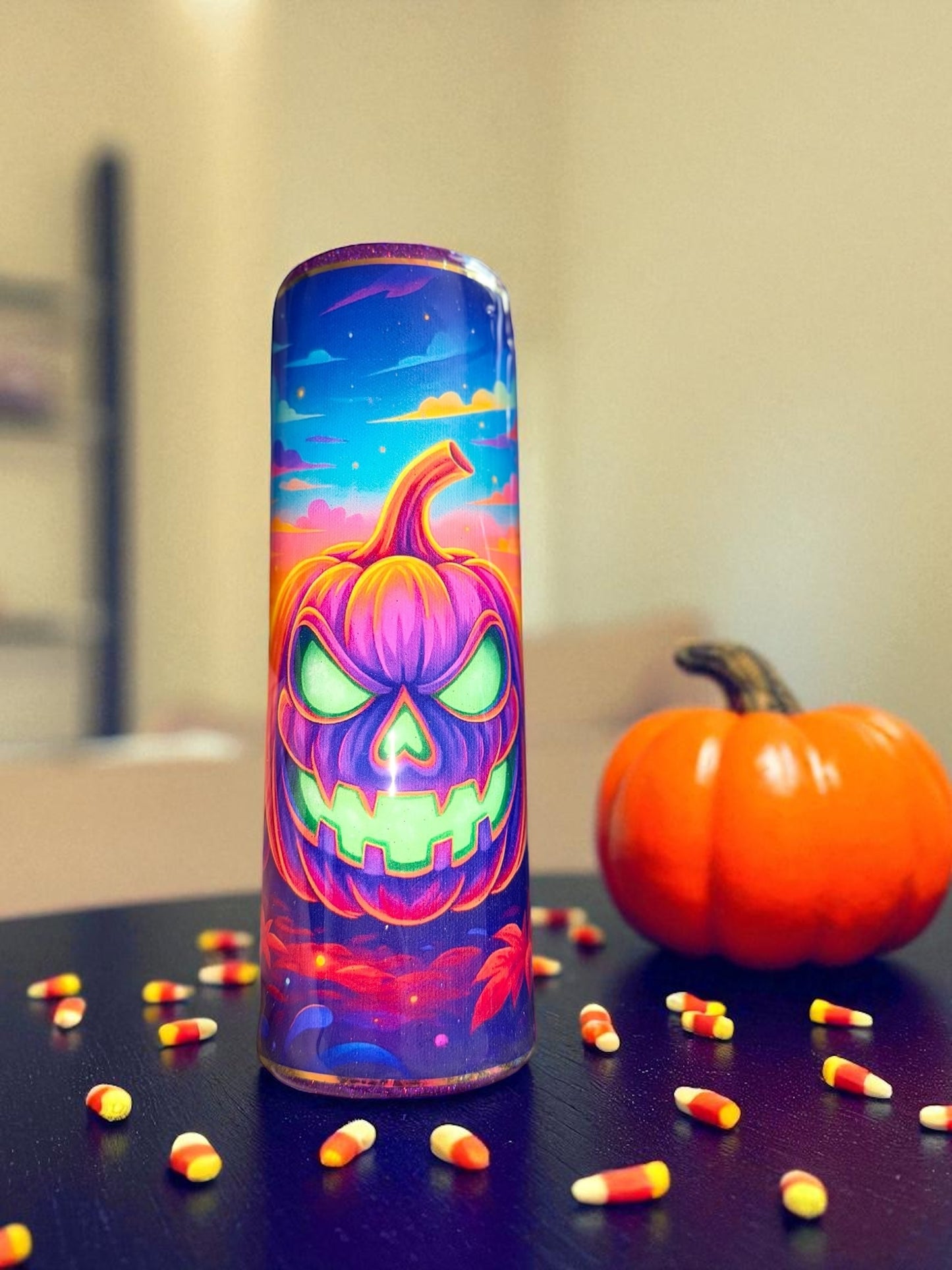 30 Ounce Pumpkins Glow face