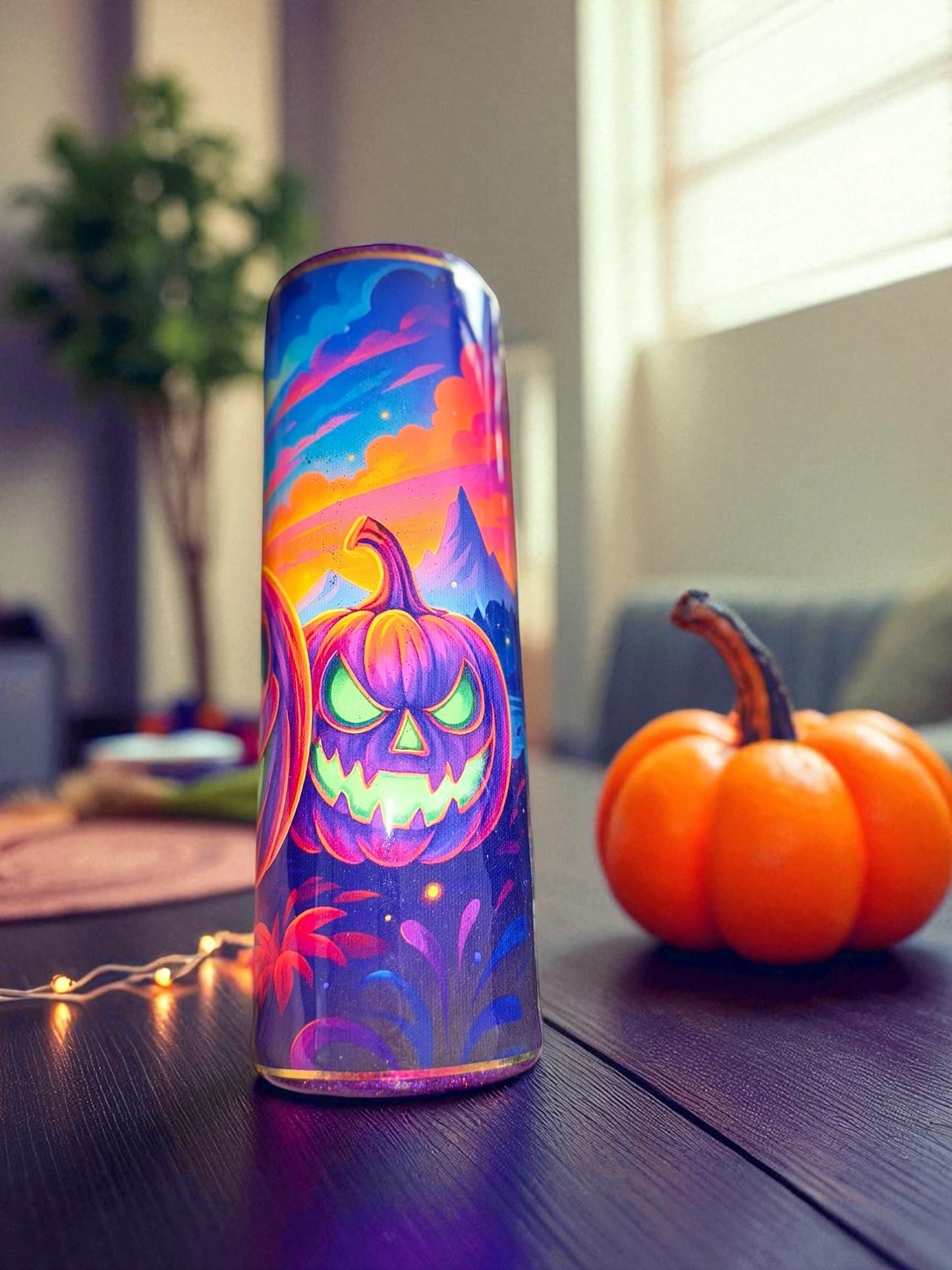 30 Ounce Pumpkins Glow face