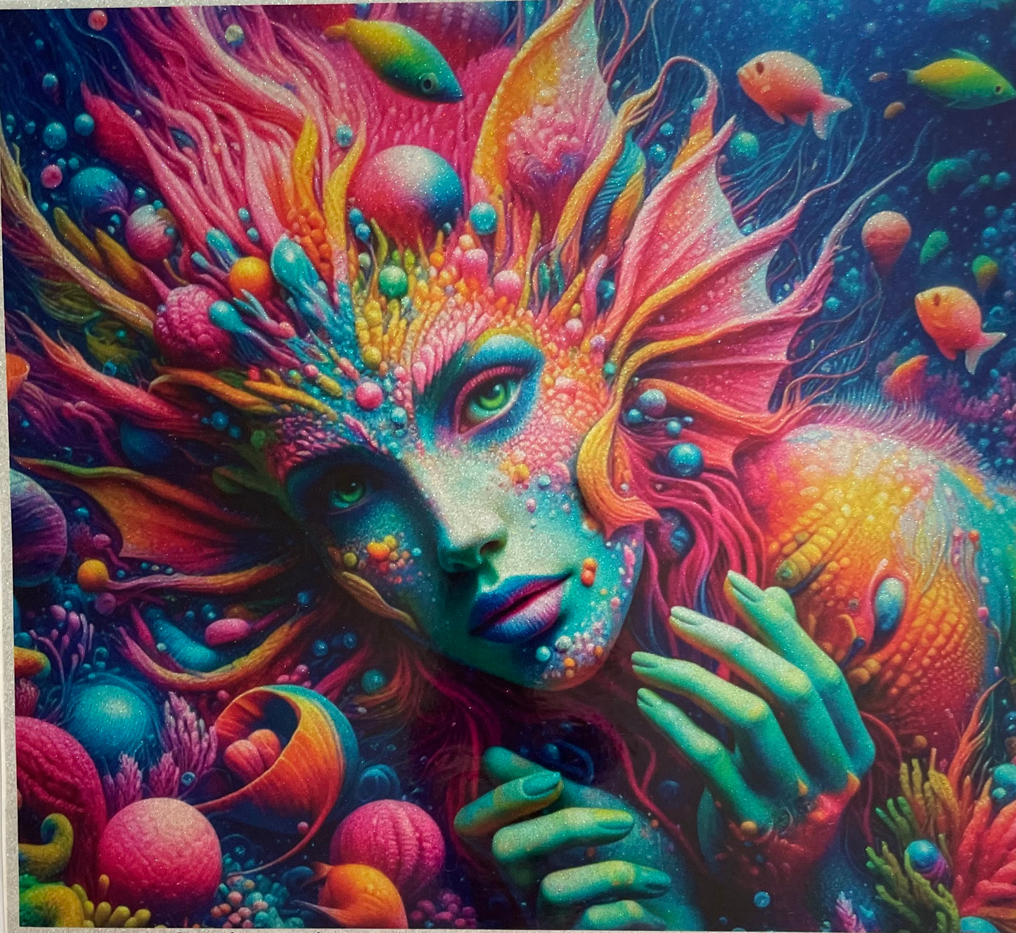 Persephone Glitter, vinyl glow cup, 30 ounce