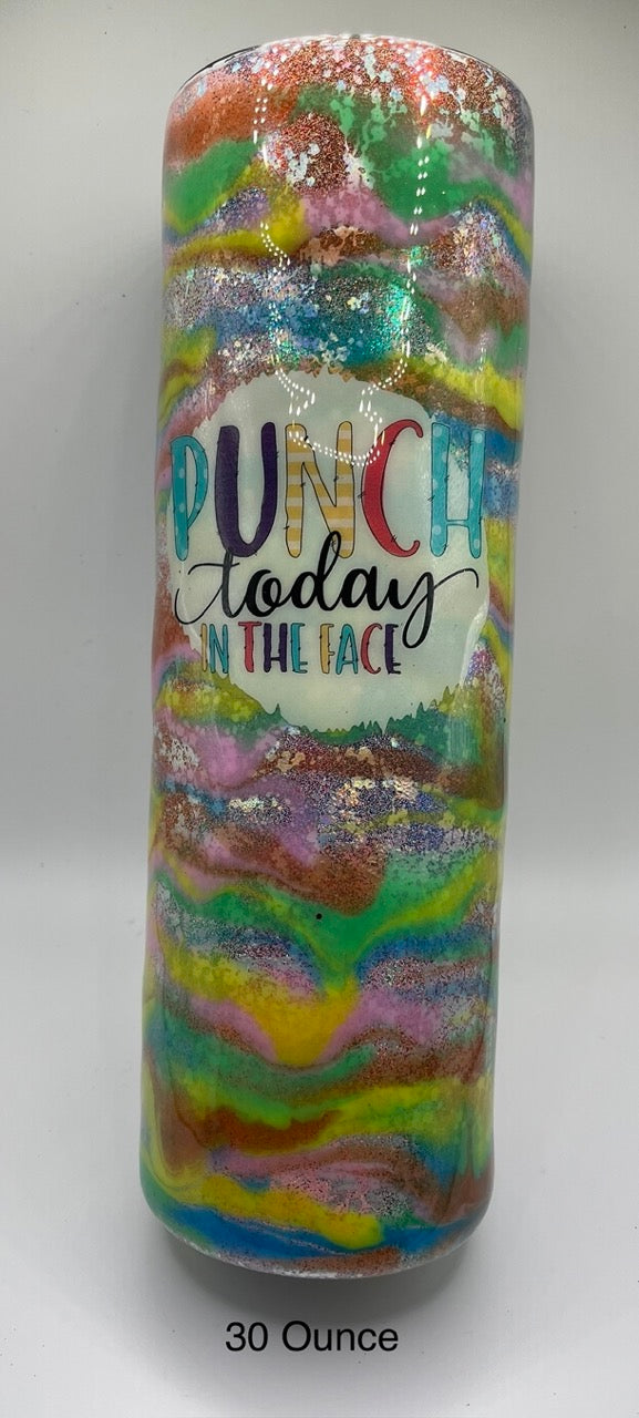 30 Ounce MultiColor Punch Today