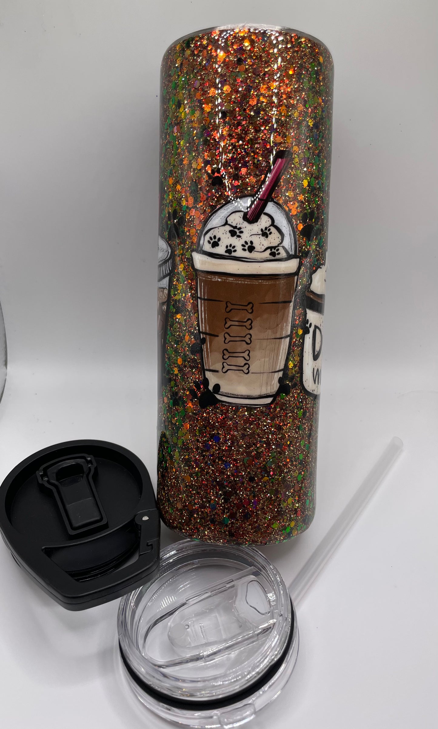 Dog Mom Vibes 20 Ounce Duo Lid Tumbler