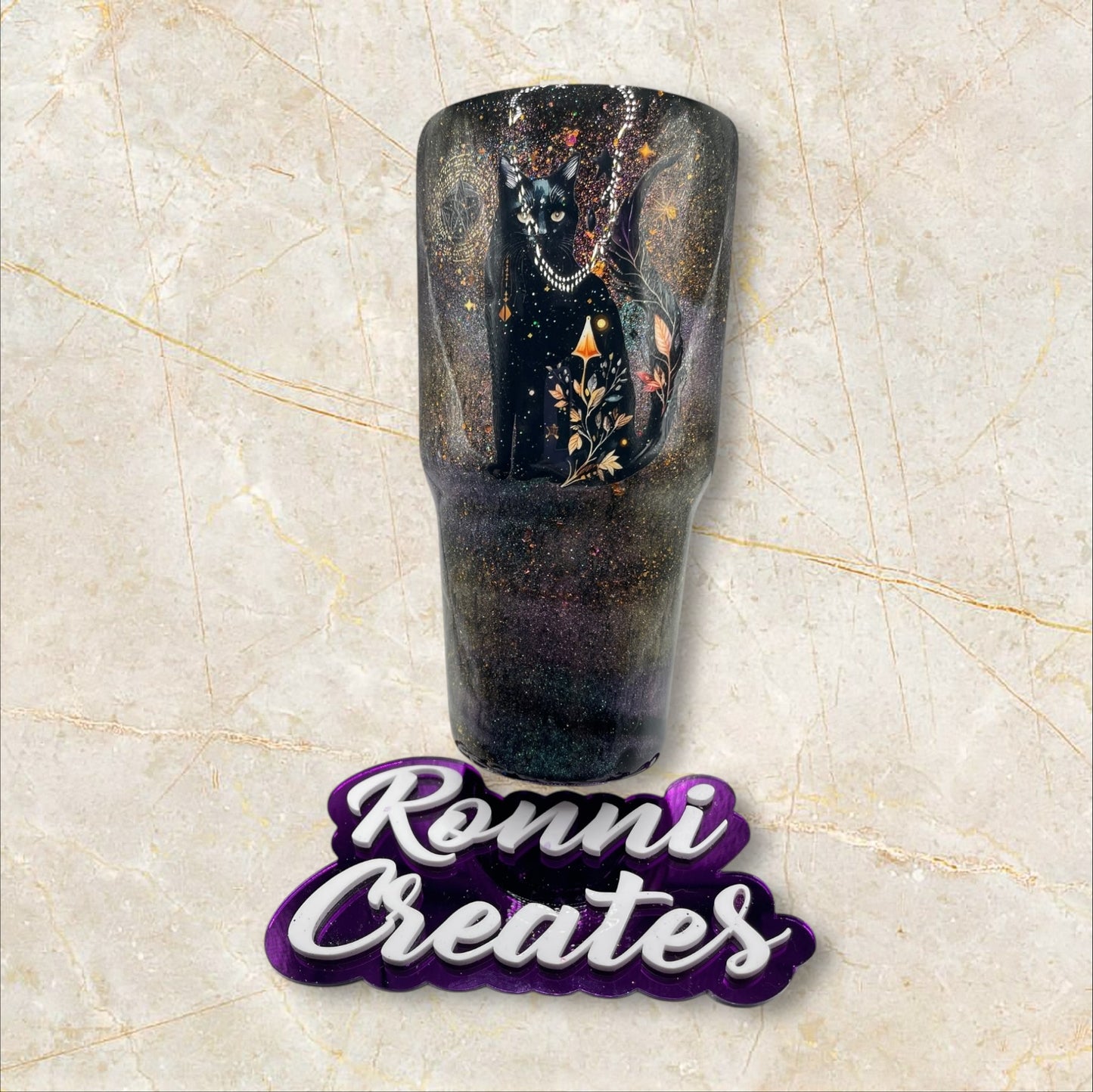 #62. Moon and cat. 30 modern curve