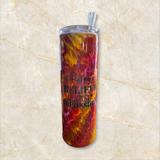 #14    Red Orange. Believe