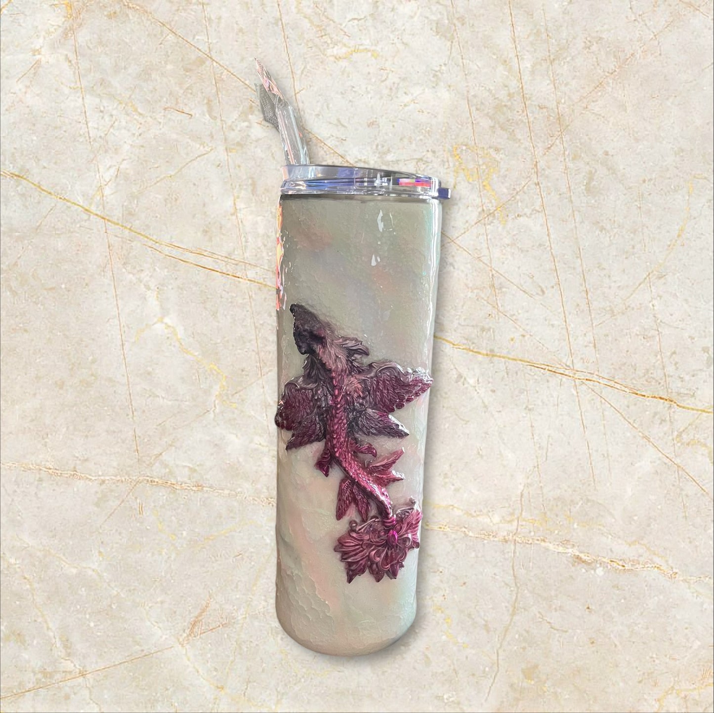 #24   White Dragon. Textured