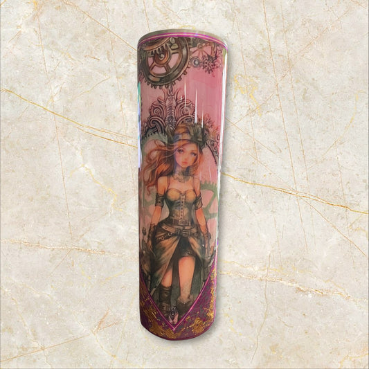 #44.  Pink twisted ATC. 35 once duo. Lacey V