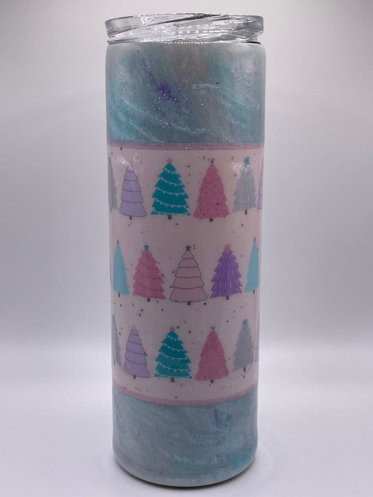 20 Ounce Pastel Tree tri split