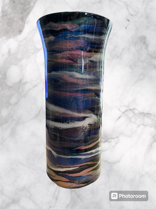 Chameleon Swirl Vase