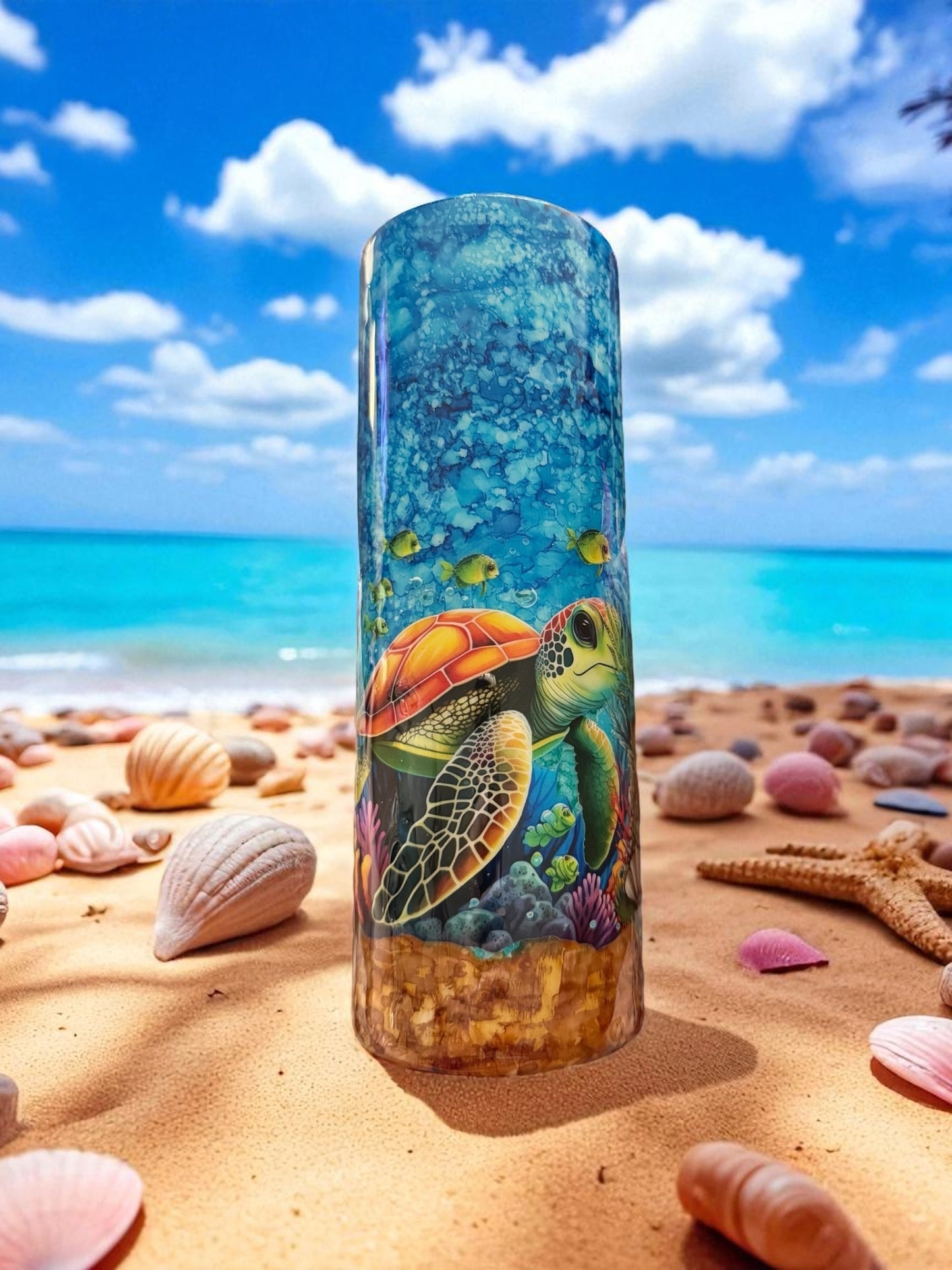 20 Ounce Ink background Turtles