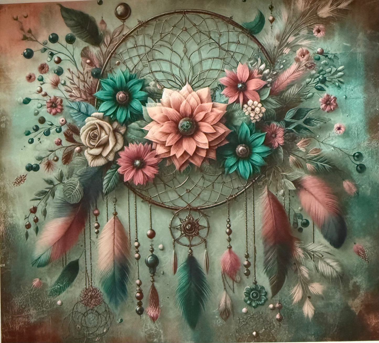 30 Ounce Dreamcatcher Floral