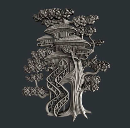Whimsical TreeHouse Molded Add on