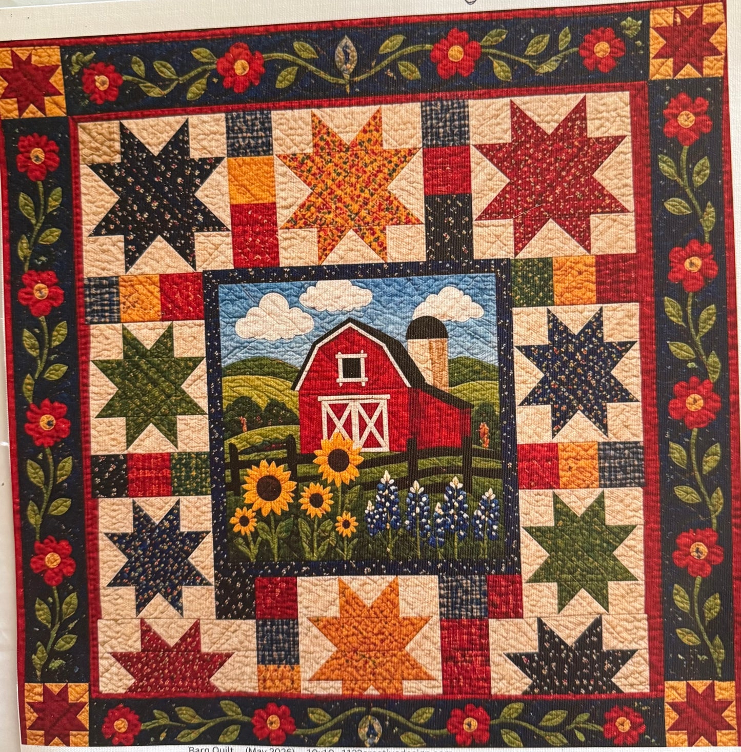 35 ounce barn quilt themed Tumblr