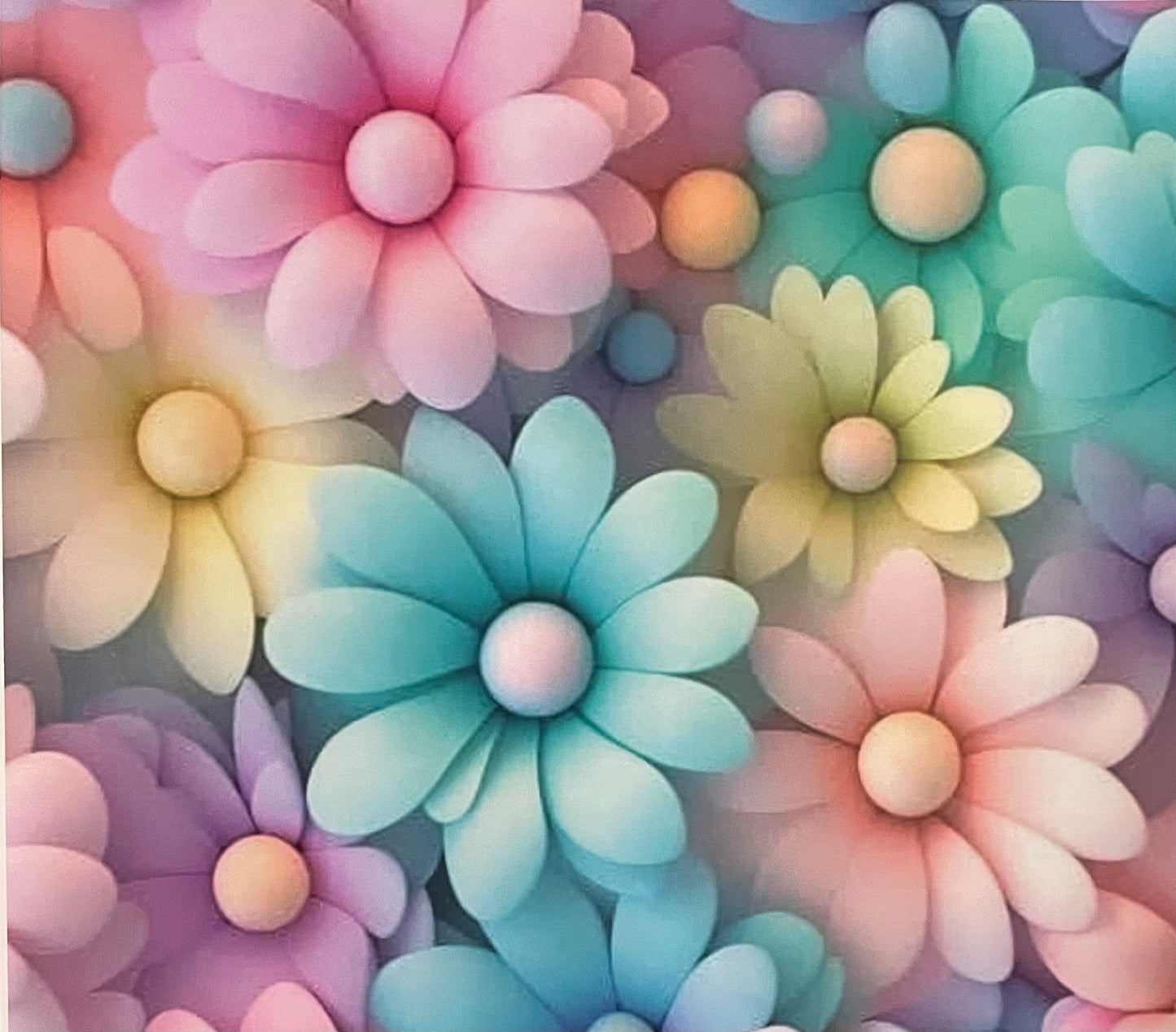 Pastel Daisies 30 Ounce