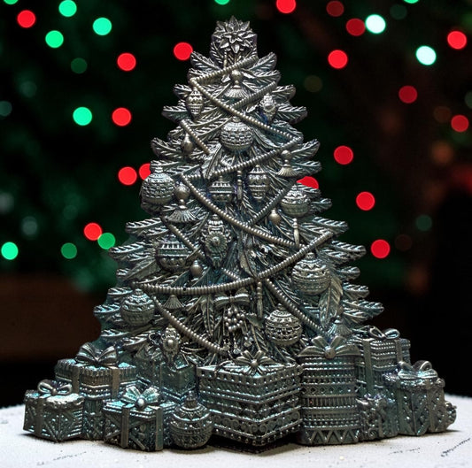 Blue color shift with silver ornament or Acrylic stand