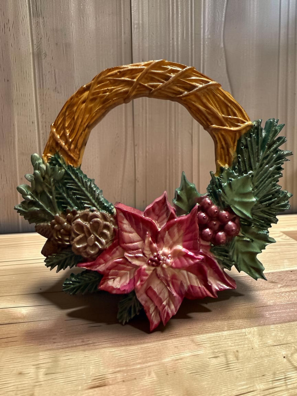 Holiday Wreath 1 ornament or magnet