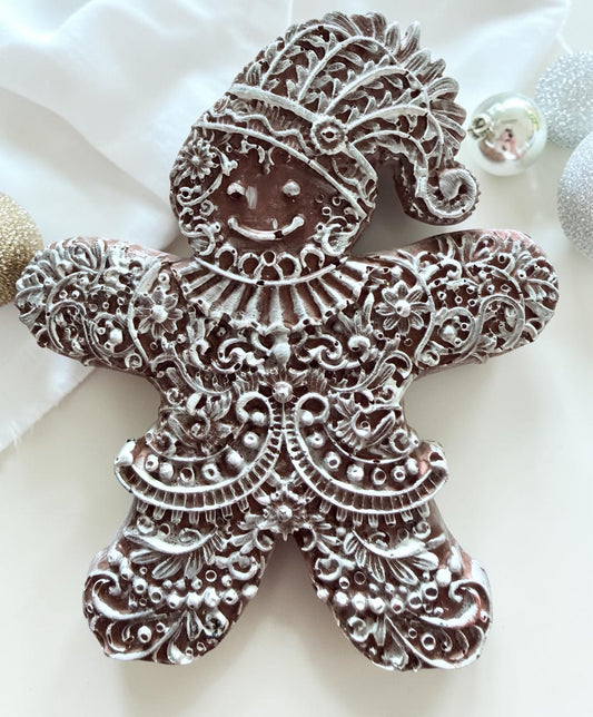 Resin ceramic Gingerbread Ornament