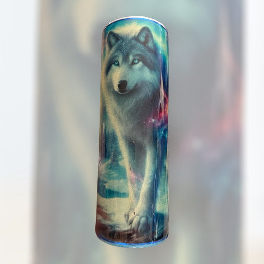 30 Ounce Wolf Glows in Dark
