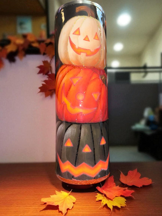 30 Ounce Pumpkins UV activated Face