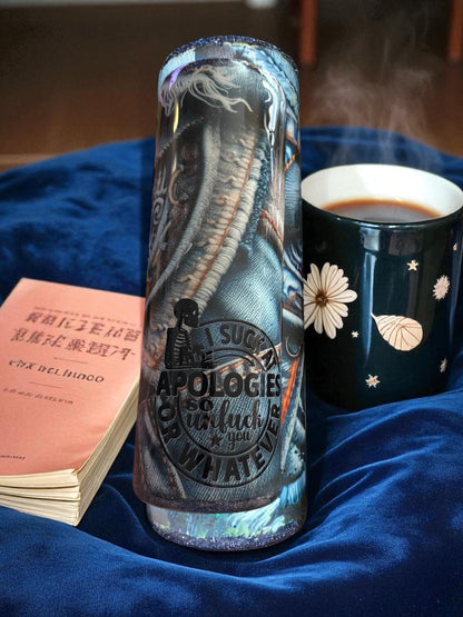 30 Ounce Blue Jean Canvas Tumbler