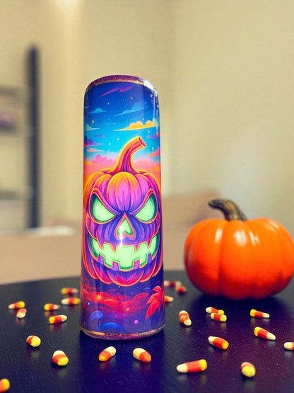 30 Ounce Pumpkins Glow face