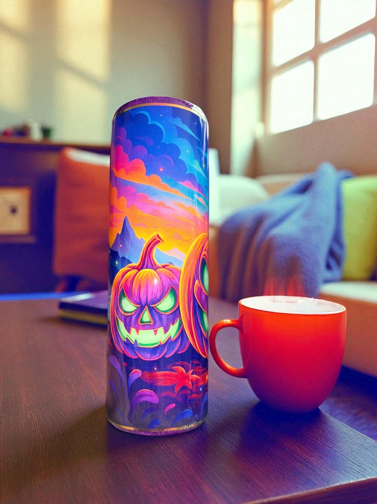 30 Ounce Pumpkins Glow face