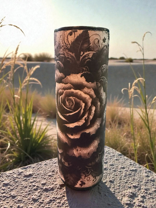 Black Lace Sepia Rose 30 Ounce