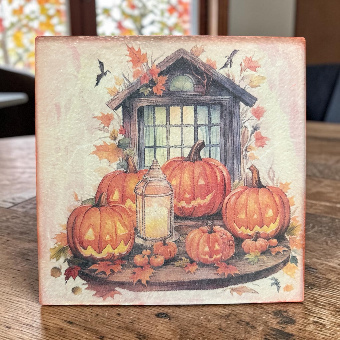 Pumpkin Themed Trivet - Plate