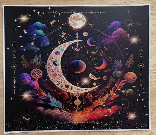 Celestial Moon and Planets 30 Ounce