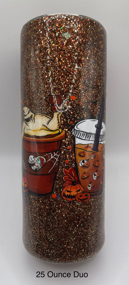 Halloween Coffee Wrap 25 Ounce Duo Lid