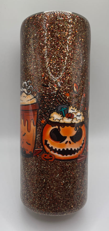 Halloween Coffee Wrap 25 Ounce Duo Lid