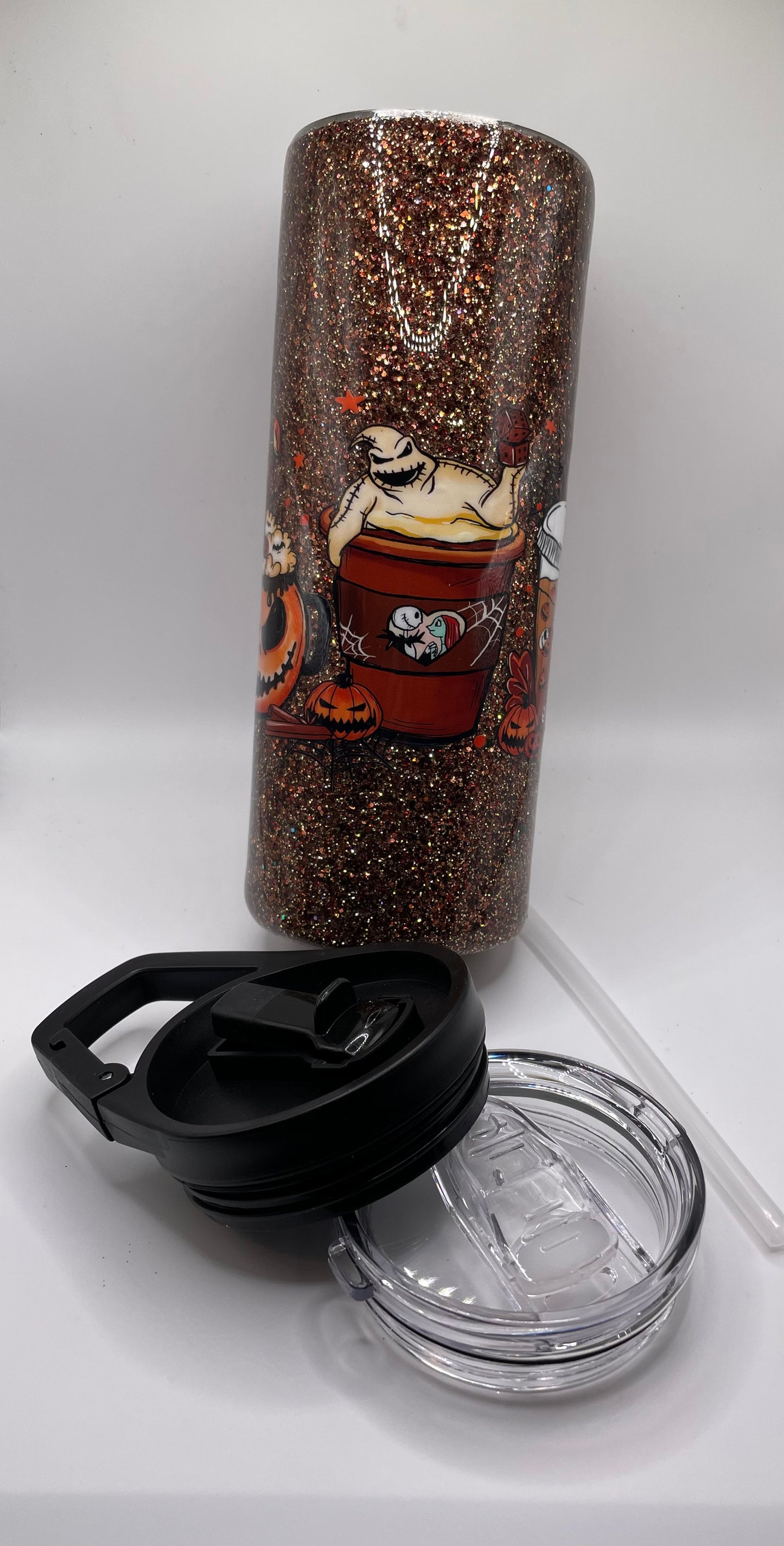 Halloween Coffee Wrap 25 Ounce Duo Lid