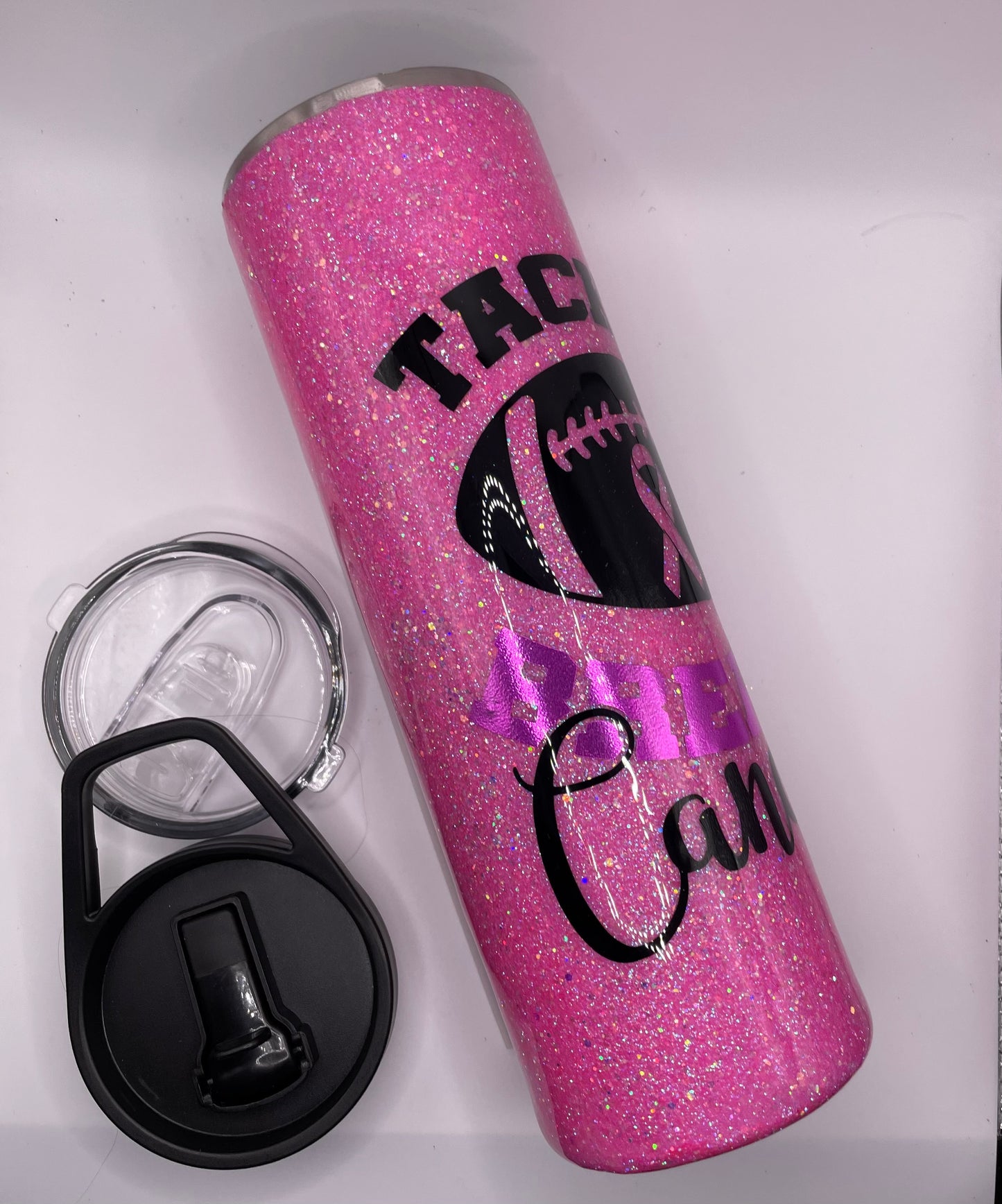 Tackle Breast Cancer Tumbler 30 Ounce Duo