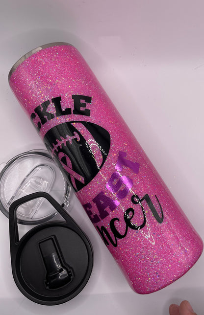 Tackle Breast Cancer Tumbler 30 Ounce Duo