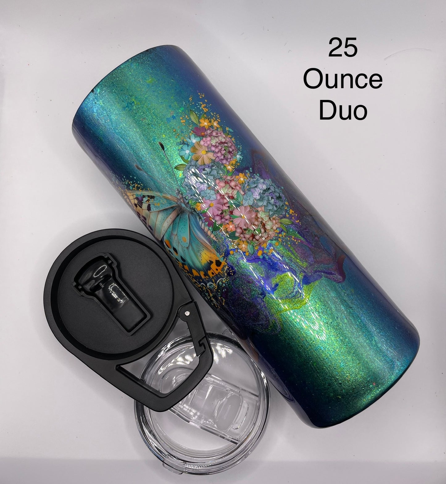 25 Ounce Duo Butterfly on a Color Shift base